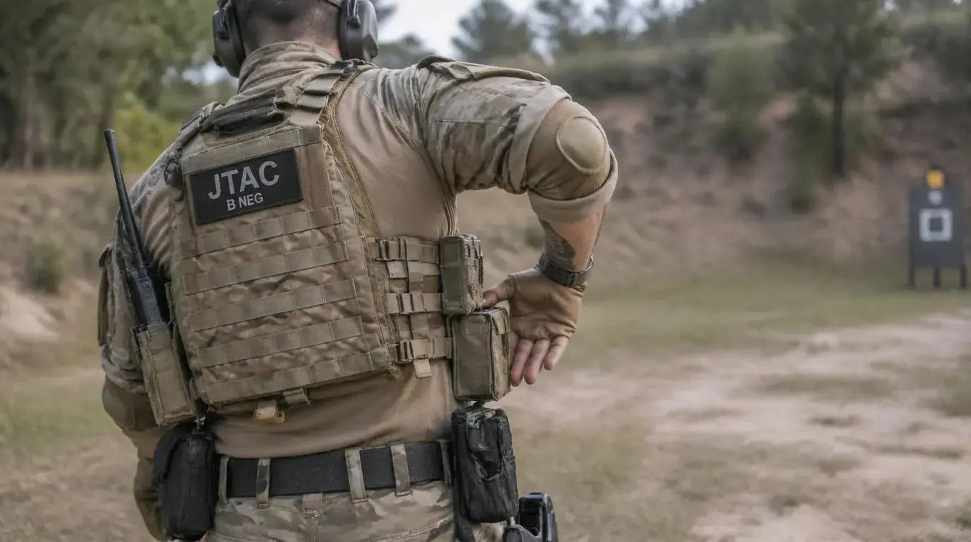 Où placer une pochette utilitaire MOLLE pour garder un accès rapide