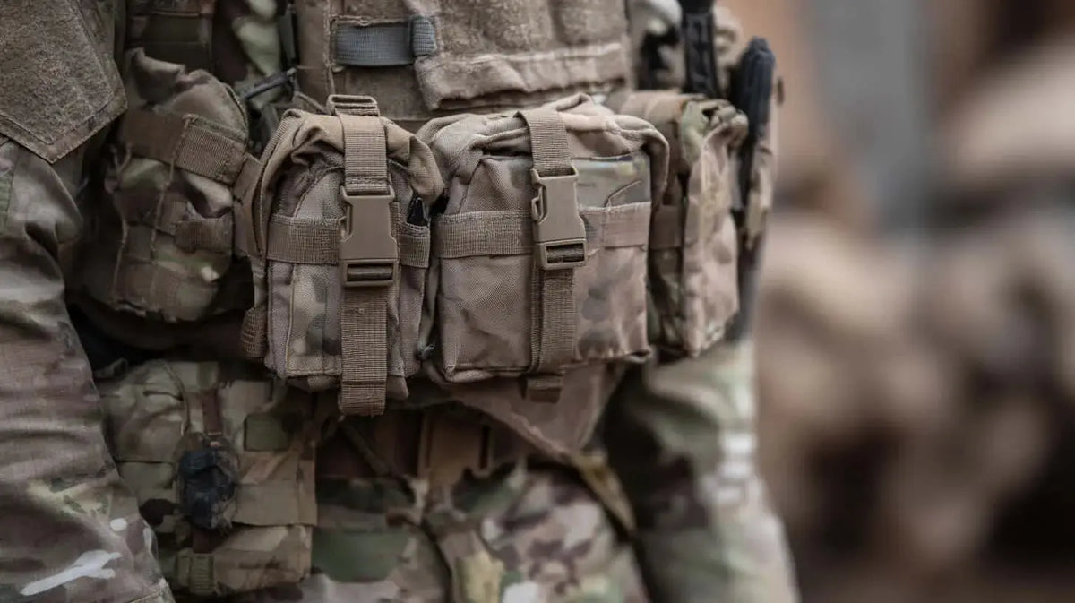 Placement MOLLE sur gilet