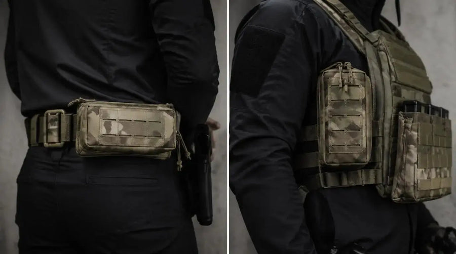 Pochette MOLLE horizontale ou verticale : laquelle choisir selon le portage