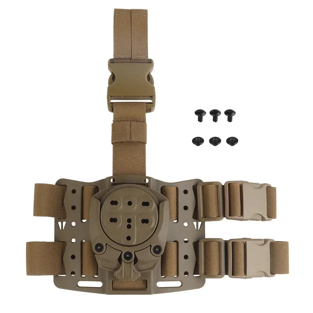 Adaptateur de cuisse pour support holster tactique à 360° kit complet 