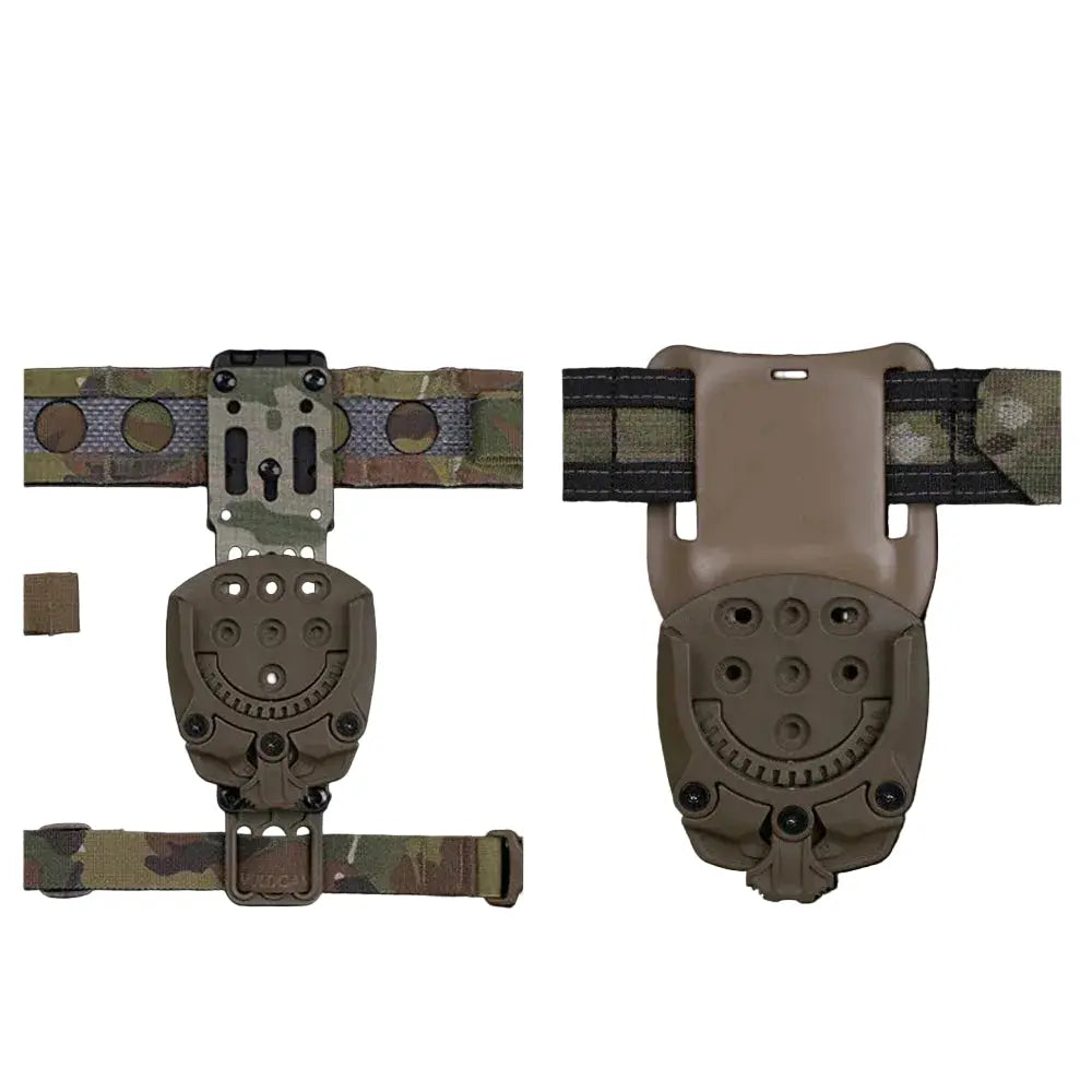 Adaptateur de cuisse pour support holster tactique à 360° kit complet 
