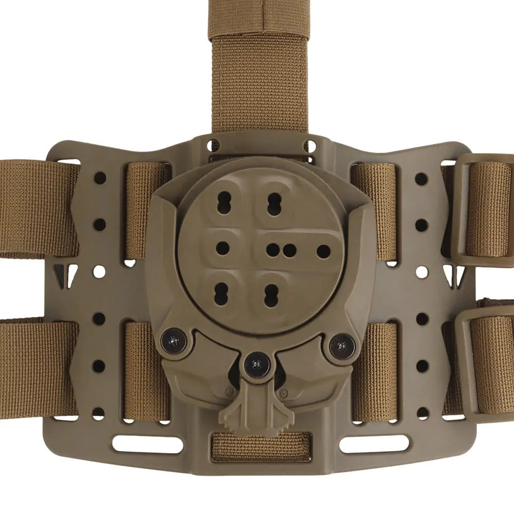 Adaptateur de cuisse pour support holster tactique à 360° kit complet 