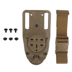 Adaptateur plaque de cuisse support holster à 360° avec sangle 