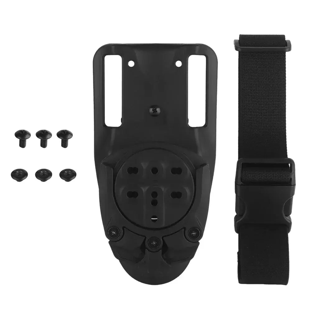 Adaptateur plaque de cuisse support holster à 360° avec sangle 