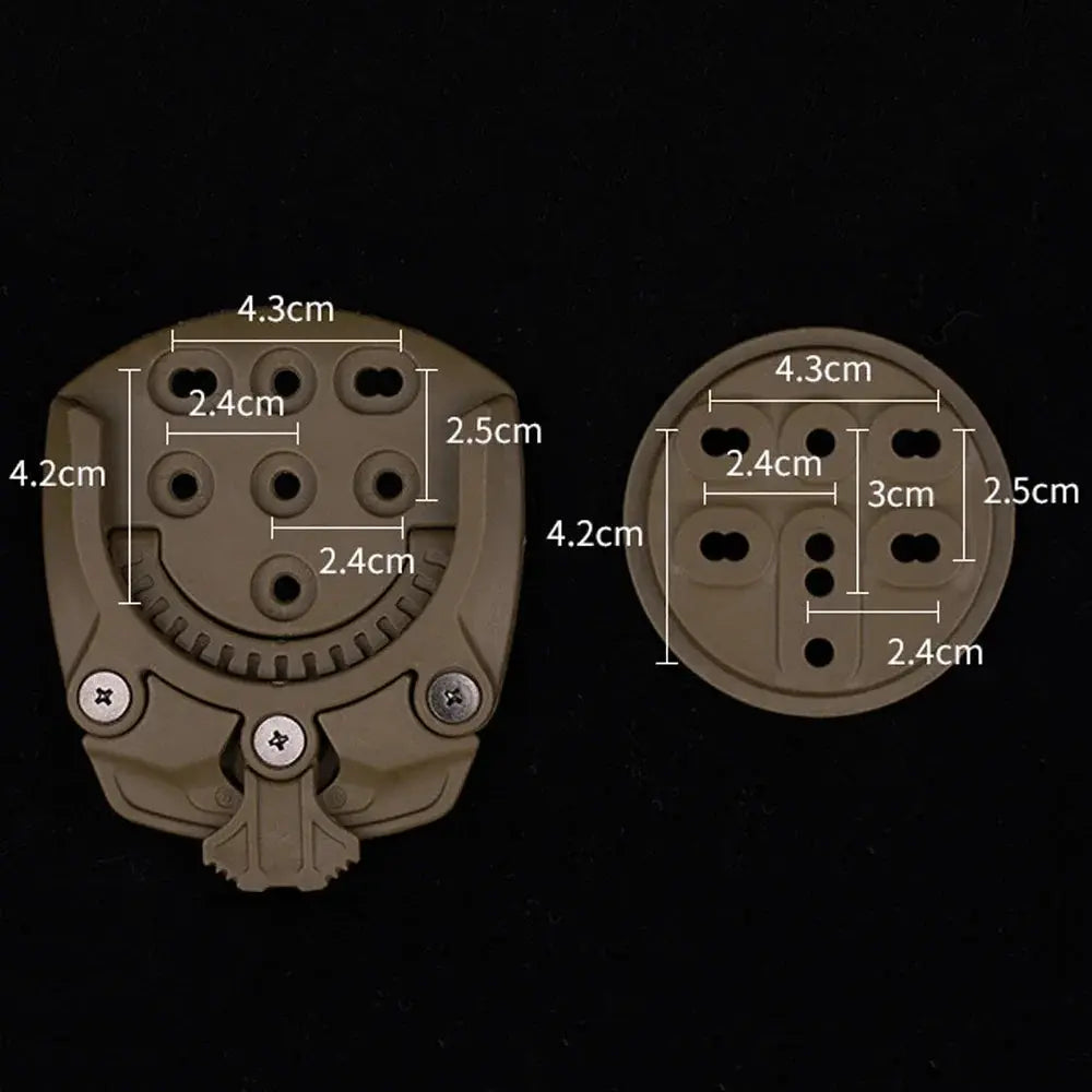 Adaptateur support holster tactique à 360° avec fixation MOLLE 