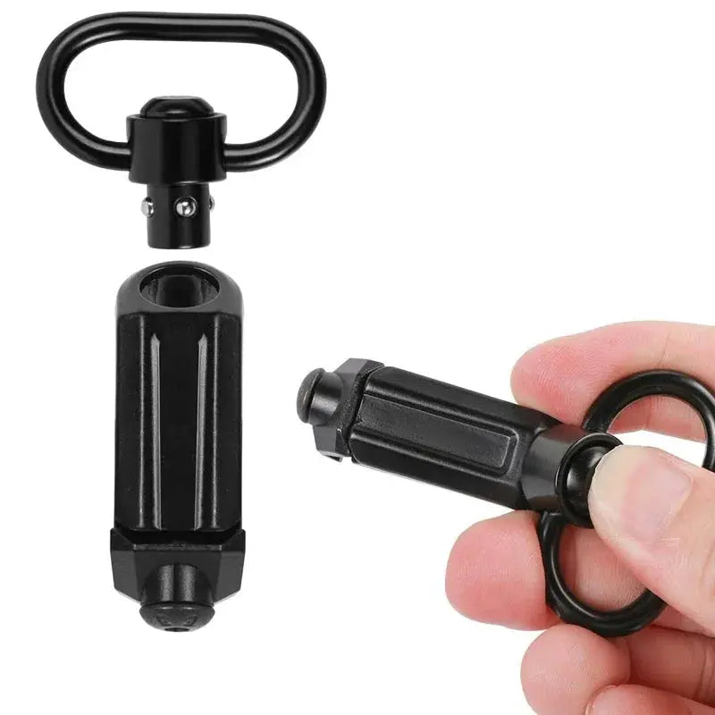 Attache sangle tactique QD rail picatinny avec bouton poussoir métal 