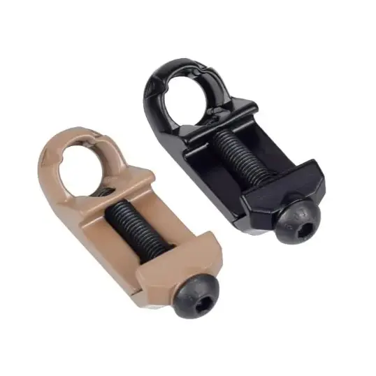 Attache sangle tactique QD rail picatinny passant fixe fin 