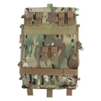 Back panel multi poches sac d'assaut pour gilet avec zip éclair Zone Tactique