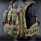 Backpanel chargeurs sac d'assaut compatible gilet porte plaque zip 