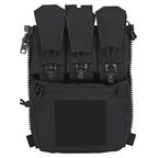 Backpanel chargeurs sac d'assaut compatible gilet porte plaque zip 