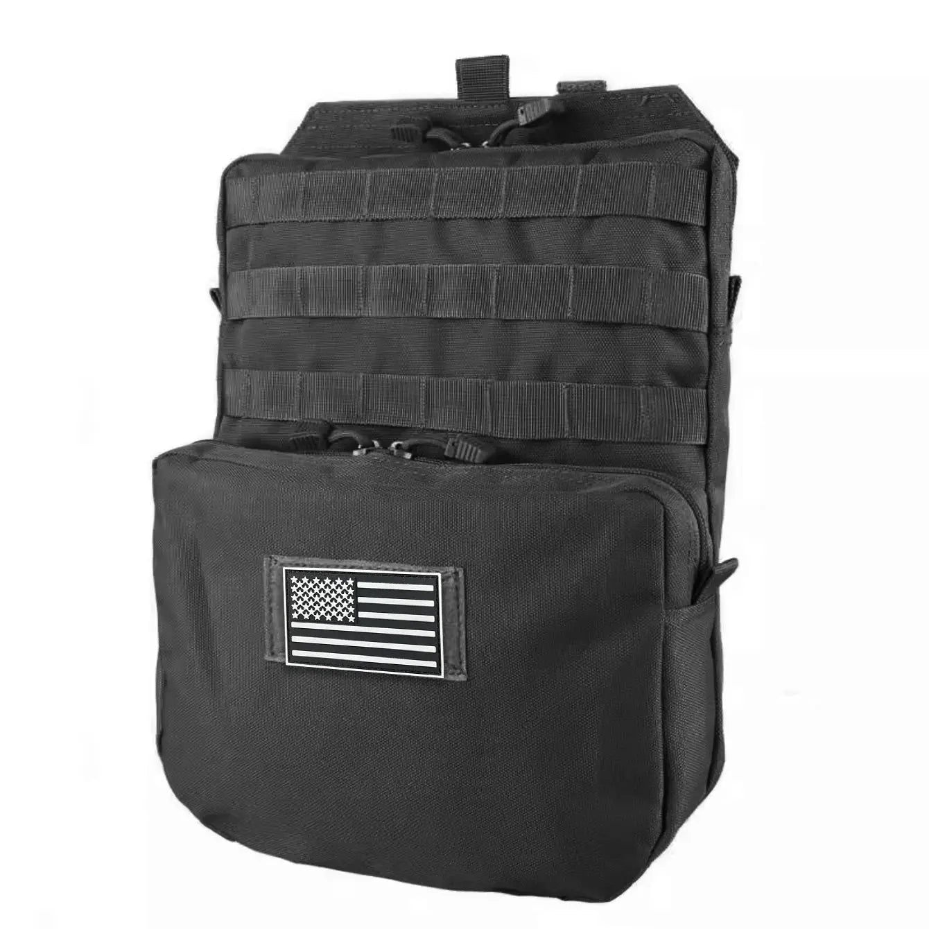 Backpanel pour poche hydratation tactique 3L avec panneau MOLLE Zone Tactique