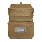 Backpanel pour poche hydratation tactique 3L avec panneau MOLLE 