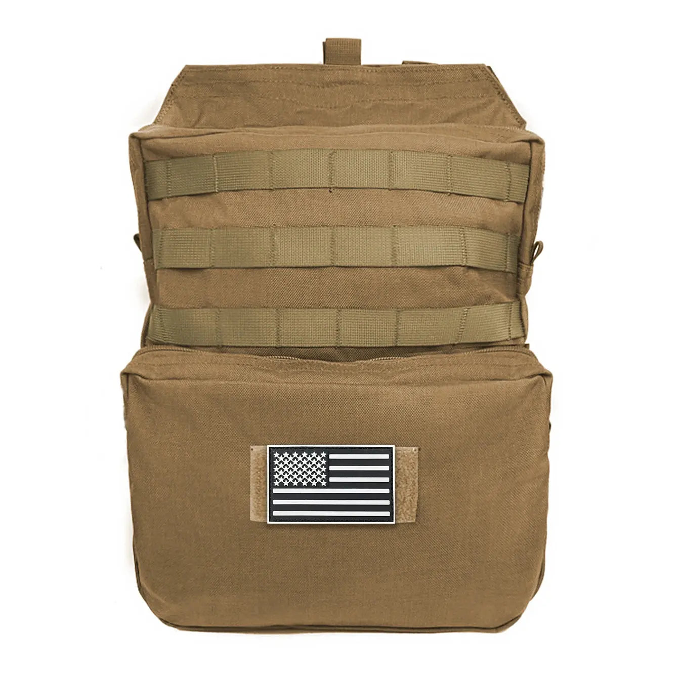 Backpanel pour poche hydratation tactique 3L avec panneau MOLLE Zone Tactique