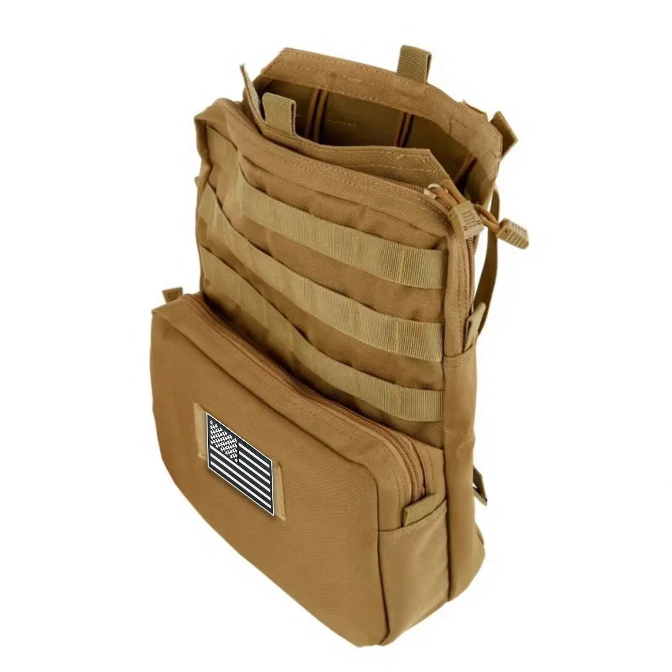 Backpanel pour poche hydratation tactique 3L avec panneau MOLLE 