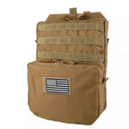 Backpanel pour poche hydratation tactique 3L avec panneau MOLLE 