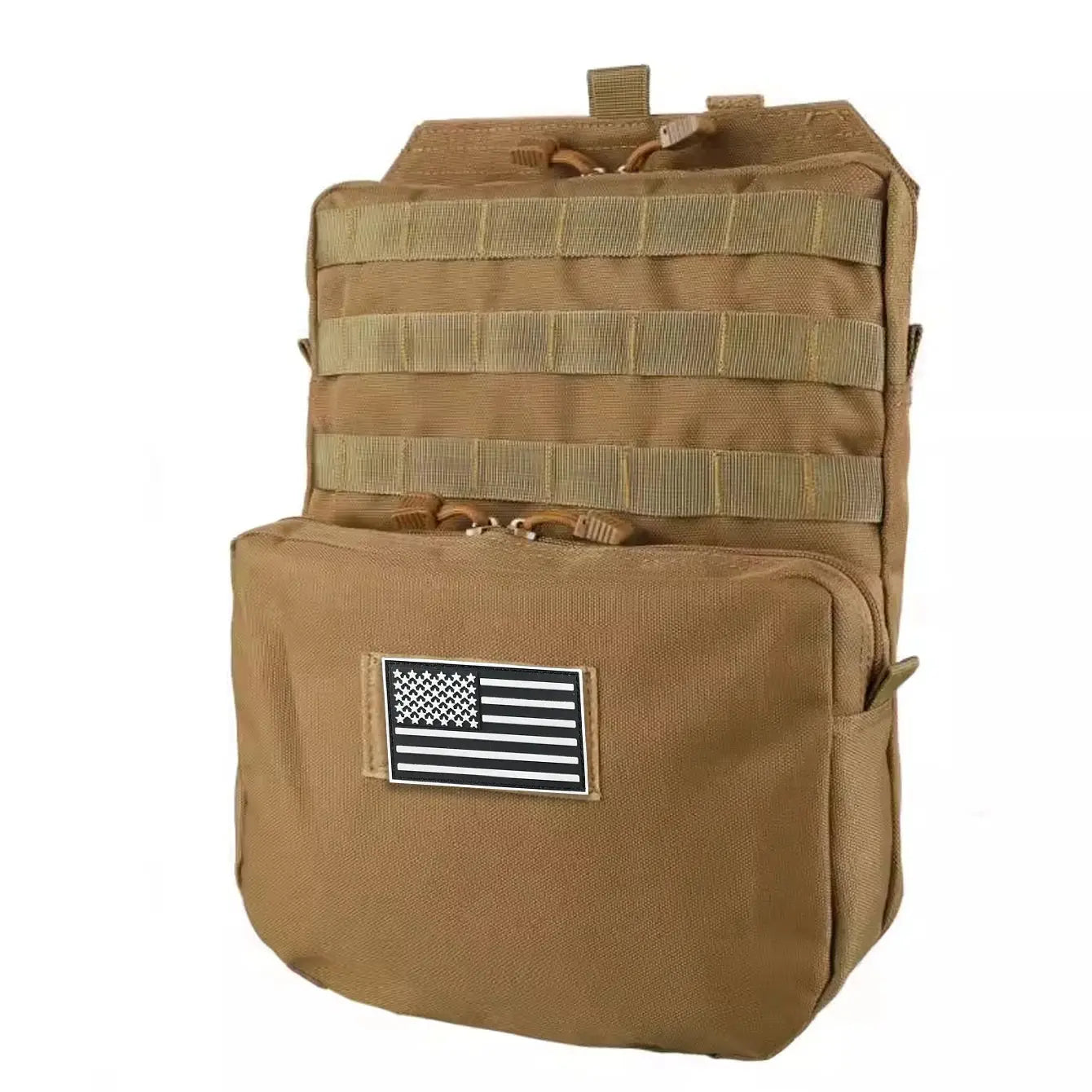 Backpanel pour poche hydratation tactique 3L avec panneau MOLLE Zone Tactique