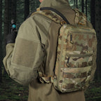 Backpanel tactique avec sangles détachables et poche hydratation 1.5L 