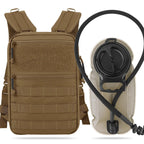 Backpanel tactique avec sangles détachables et poche hydratation 1.5L 