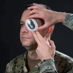 Cache-œil médical rigide protection blessures oculaires terrain 