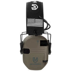 Casque anti-bruit électronique actif pliable pour stand de tir 