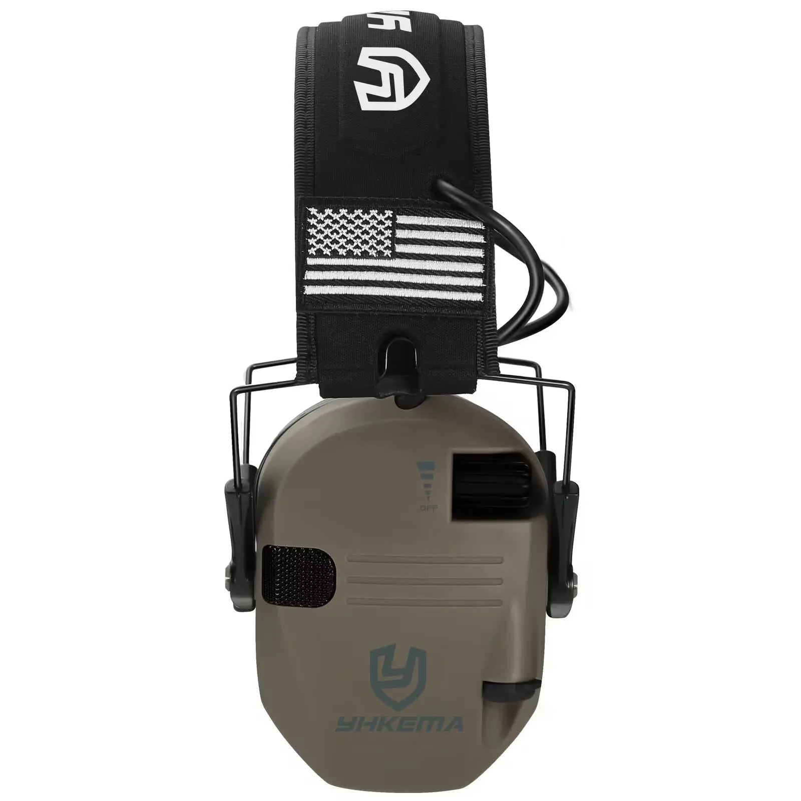 Casque anti-bruit électronique actif pliable pour stand de tir 