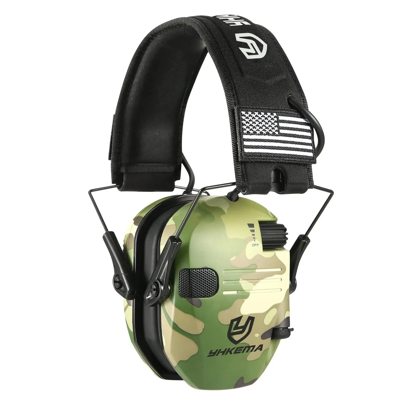 Casque anti-bruit électronique actif pliable pour stand de tir 