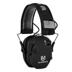 Casque anti-bruit électronique actif pliable pour stand de tir 