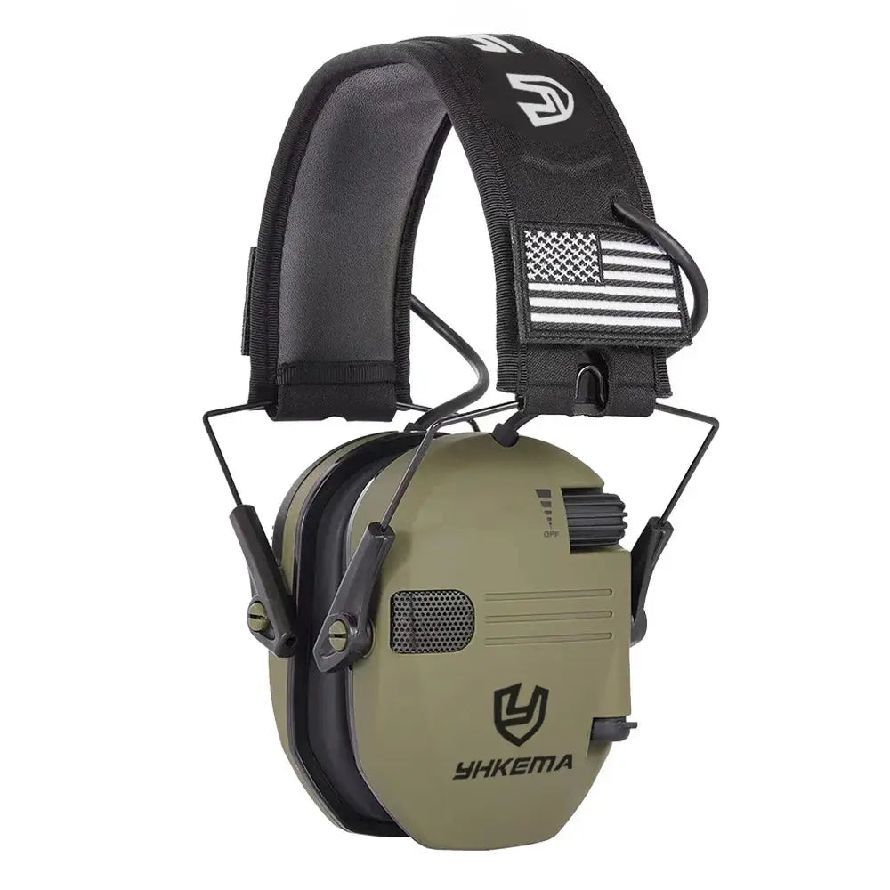 Casque anti-bruit électronique actif pliable pour stand de tir 