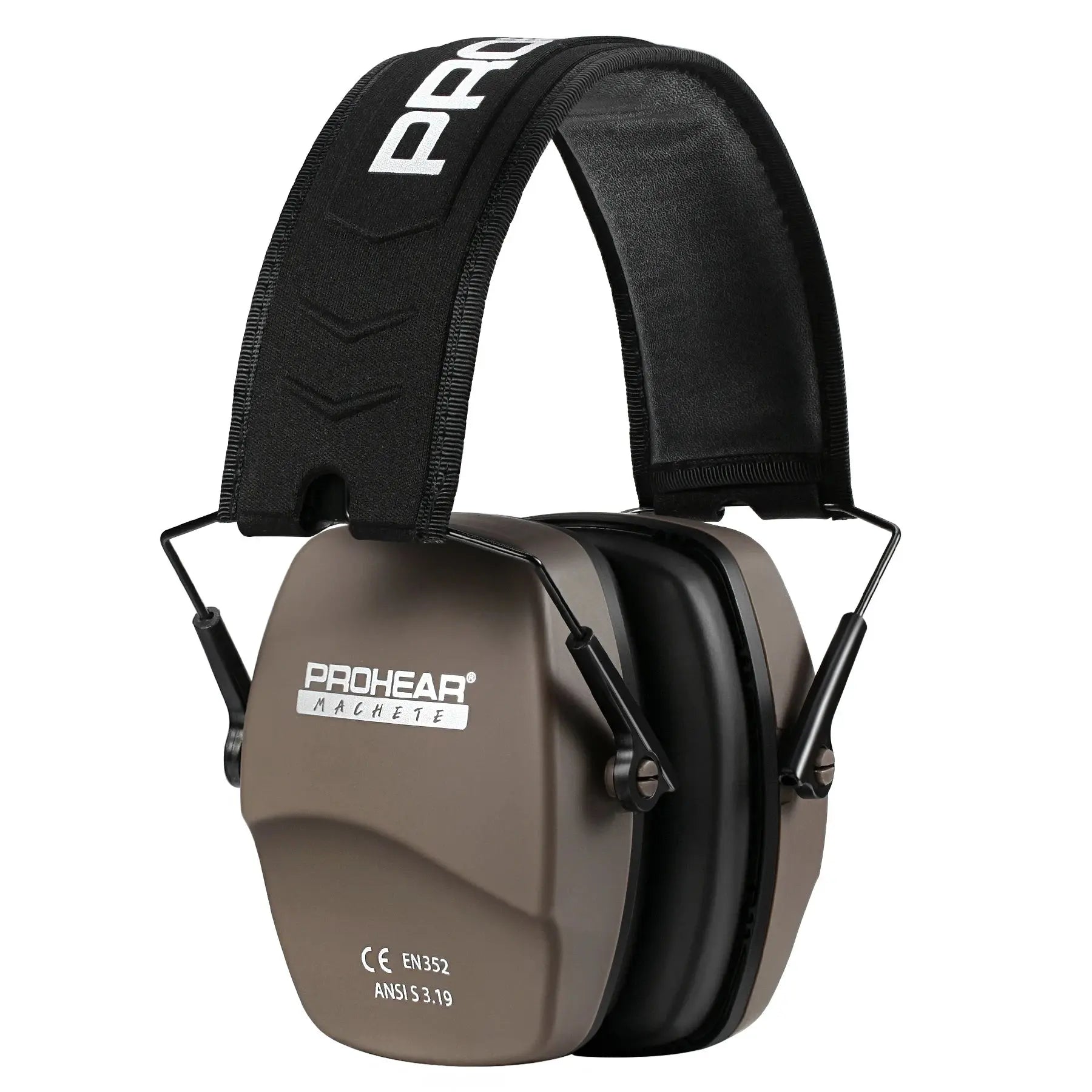 Casque tactique anti-bruit passif 26dB arceau renfort mousse 