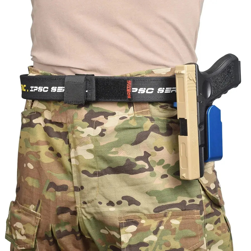 Ceinture de tir sportif IPSC IDPA double couche pour compétition 
