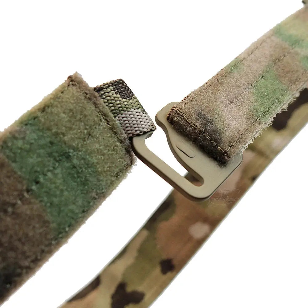 Ceinture tactique intérieure type inner belt Bison boucle crochet fast 