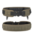 Ceinture tactique large rembourrée MOLLE lasercut quick release 