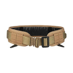 Ceinture tactique large rembourrée MOLLE lasercut quick release 