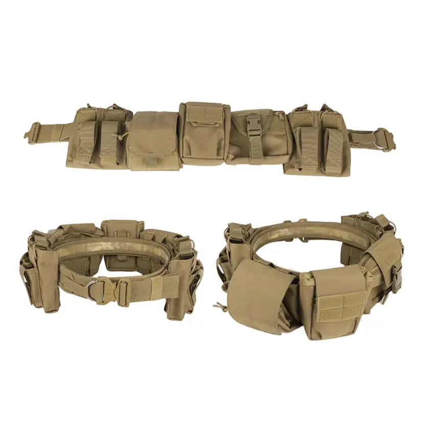 Ceinture tactique lourde MOLLE avec poches MOLLE et maintien renforcé Zone Tactique