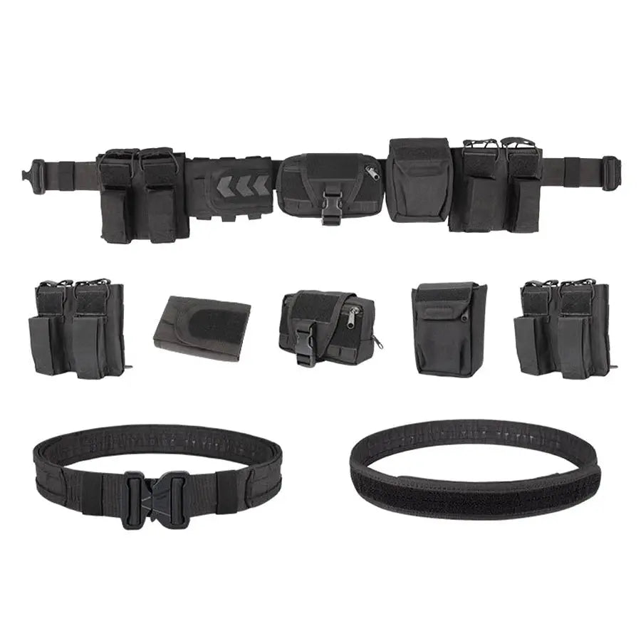 Ceinture tactique modulaire rembourrée avec poches MOLLE intégrées Zone Tactique