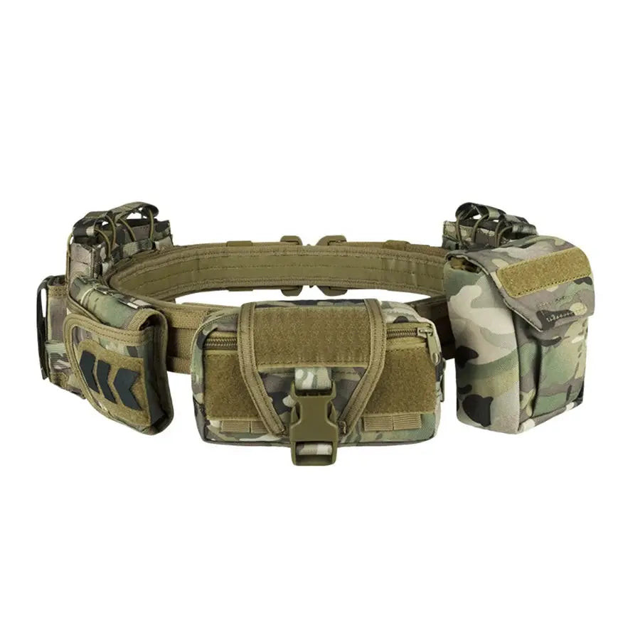 Ceinture tactique modulaire rembourrée avec poches MOLLE intégrées Zone Tactique