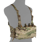 Chest rig tactique MOLLE avec harnais réglable et portes chargeurs 