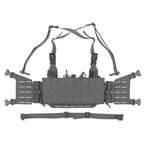 Chest rig tactique MOLLE avec harnais réglable et portes chargeurs 