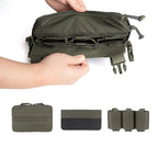 Chest rig tactique MOLLE avec panneau rigide frontal triple mag 