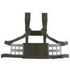 Chest rig tactique avec panneau VELCRO frontal et MOLLE latéral 
