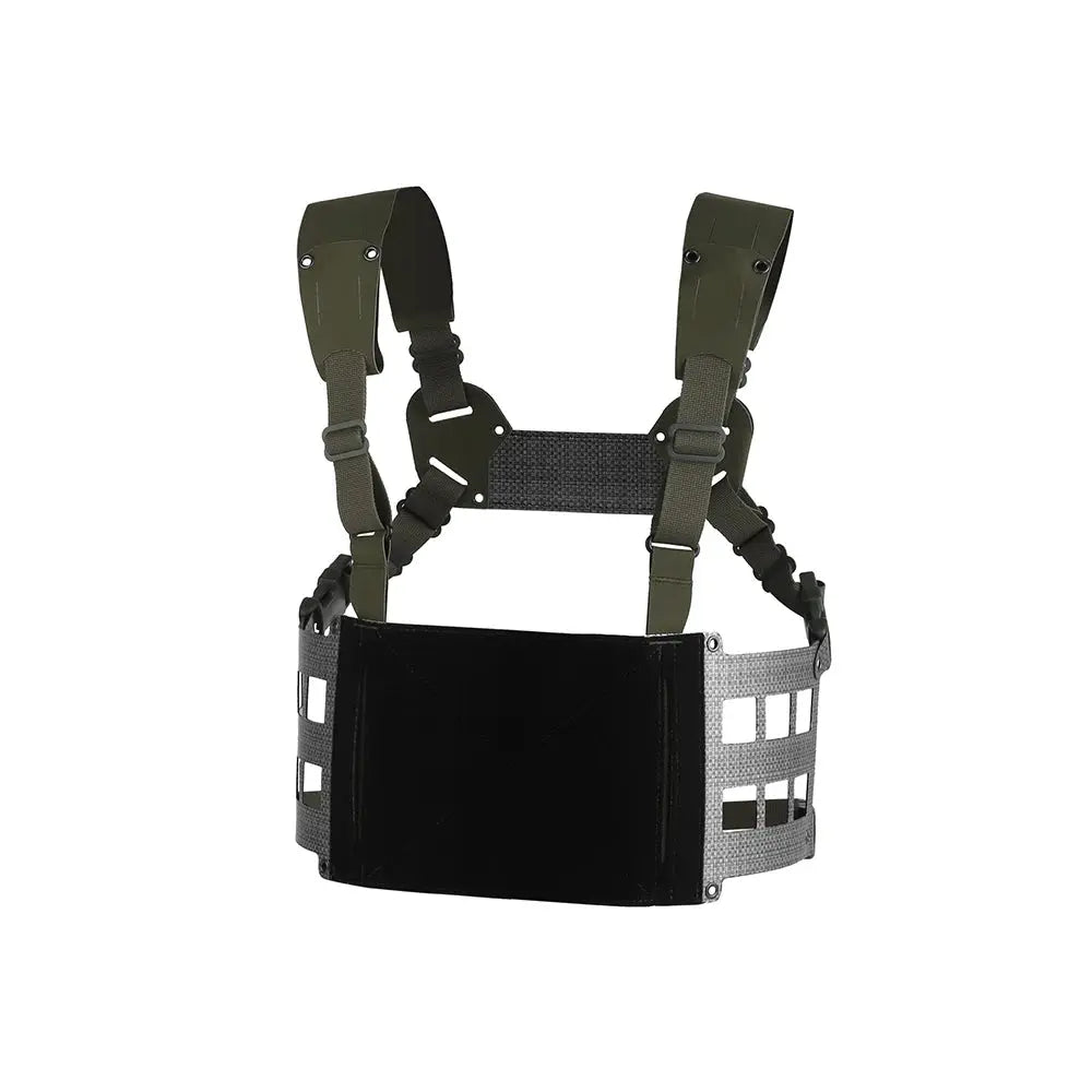 Chest rig tactique avec panneau VELCRO frontal et MOLLE latéral Zone Tactique