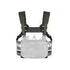 Chest rig tactique avec panneau VELCRO frontal et MOLLE latéral 