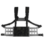 Chest rig tactique avec panneau VELCRO frontal et MOLLE latéral 