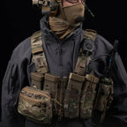 Chest rig tactique en nylon 500D avec bretelles renforcées Zone Tactique