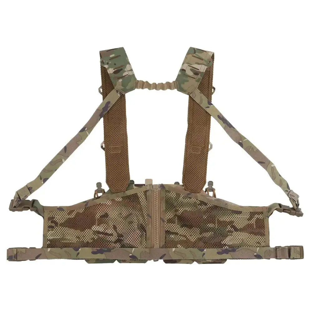 Chest rig tactique en nylon 500D avec bretelles renforcées Zone Tactique