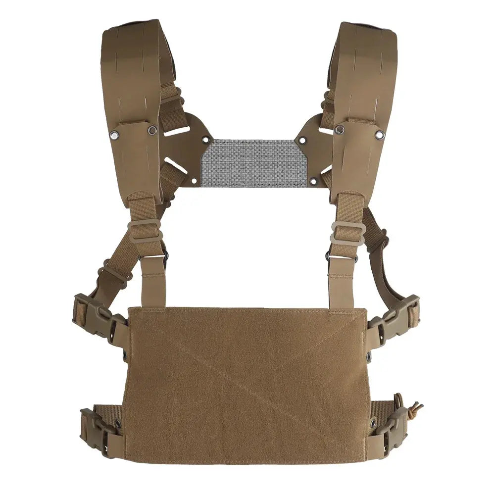Chest rig tactique minimaliste panneau frontal VELCRO Zone Tactique