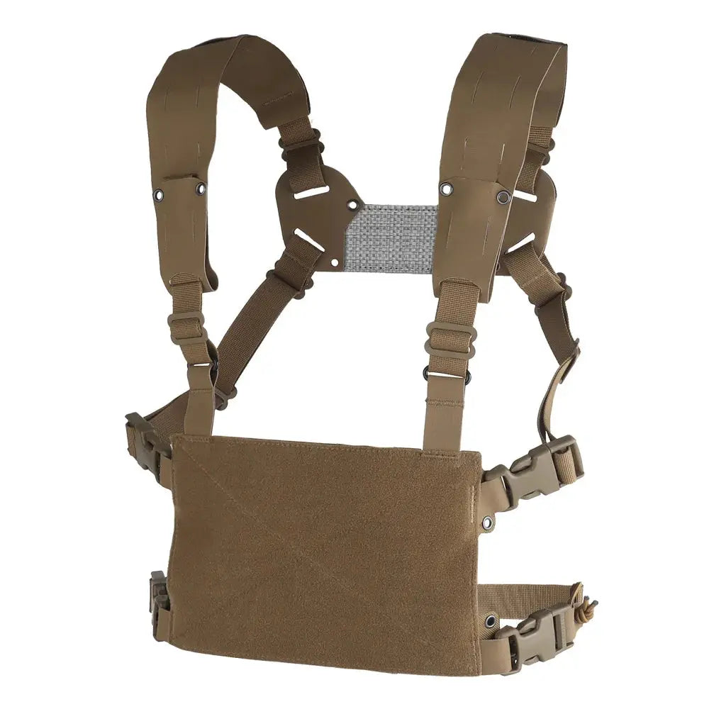 Chest rig tactique minimaliste panneau frontal VELCRO Zone Tactique
