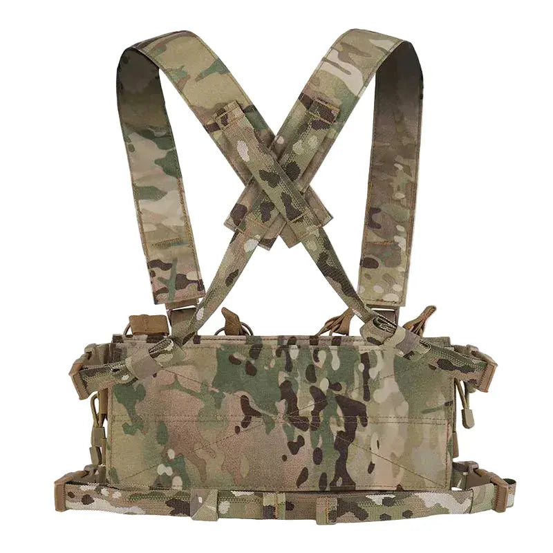 Chest rig tactique modulaire avec portes équipements Zone Tactique