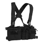Chest rig tactique modulaire avec portes équipements Zone Tactique