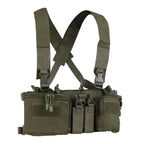 Chest rig tactique modulaire avec portes équipements Zone Tactique